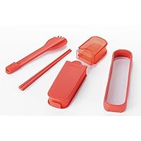 Cutlery Set On-The-Go (for Lunchboxes and Bento Boxes) - BPA Free - Food Grade Utensils - Dishwasher Safe & Perfect Companion for Beanto Bowl (Sunset Coral)