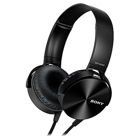 Sony MDR-XB450AP Extra Bass Headphone - Black (International Version U.S. Warranty May not Apply)