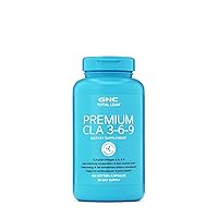 GNC Total Lean Premium CLA 3-6-9 | Improves Body Composition & Muscle Tone, Fuels Energy Without Stimulants, Supports Cardiovascular & Joint Health | 120 Softgel Capsules