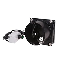 USB Adjustable Speed Air Ventilation Blower Inline Booster Window Exhauster Toilet Kitchen Exhaust Fan Power Tools Fume Extractor Duct Exhaust Fan Ventilation Fan USB Powered Fan