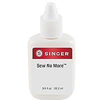 SINGER 00184 Sew No More Fabric Glue, 3/4-Fluid Ounce,