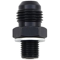 Fragola 491961-BL Black Size (-6) x 10mm x 1.0 Weber Male Adapter Fitting