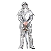 Forum Knight In Shining Armor Complete Costume, Silver, One Size