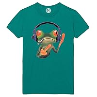 Smoking Frog Printed T-Shirt