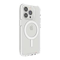 ZAGG Gear4 Crystal Palace Snap Case for Apple iPhone 13 Pro Max - Crystal Clear Impact Protection with MagSafe Compatibility - Clear