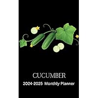 Cucumber: 2024-2025 Monthly Planner 2 Year JANUARY to DECEMBER Personalized Plan & Organizer Schedule, Appointment Notebook Pocket Size Cover