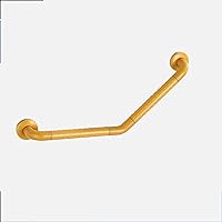 Stainless Steel Grab Bar, Anti-Slip Grab Rail Handle/Wall Mounting Towel Rail Bar/Bathroom Support Handle Suit for,Elder,Children,Personal Use (Color : White) (Color : Yellow)