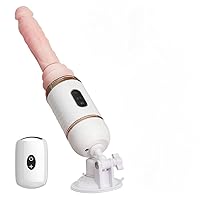 Sex Machine Telescopic Dildo Vibrator Automatic Up Down Massager G Spot Thrusting Retractable Vaginal Toy Female Masturbation (Large)