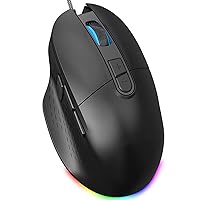 M63 Game Mouse Mechanical E-Sports RGB Computer Wired USB Mouse Low-Less Adjustable DPI Mechanical 4 Color Wired Gaming Mouse for Office Notebook