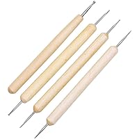4pcs / Set Wood Tools 4 Ball Stylus Polymer Clay Pottery Modeling Tools DIY Skill Sculpting Clever Treatment
