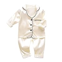Lanhui Toddler Baby 2 PCS Long Sleeve Top and Pants Set for Boys Girls