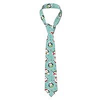 Blue Line Print Men'S Novelty Necktie Ties With Unique Wedding, Business,Party Gifts Every Outfit