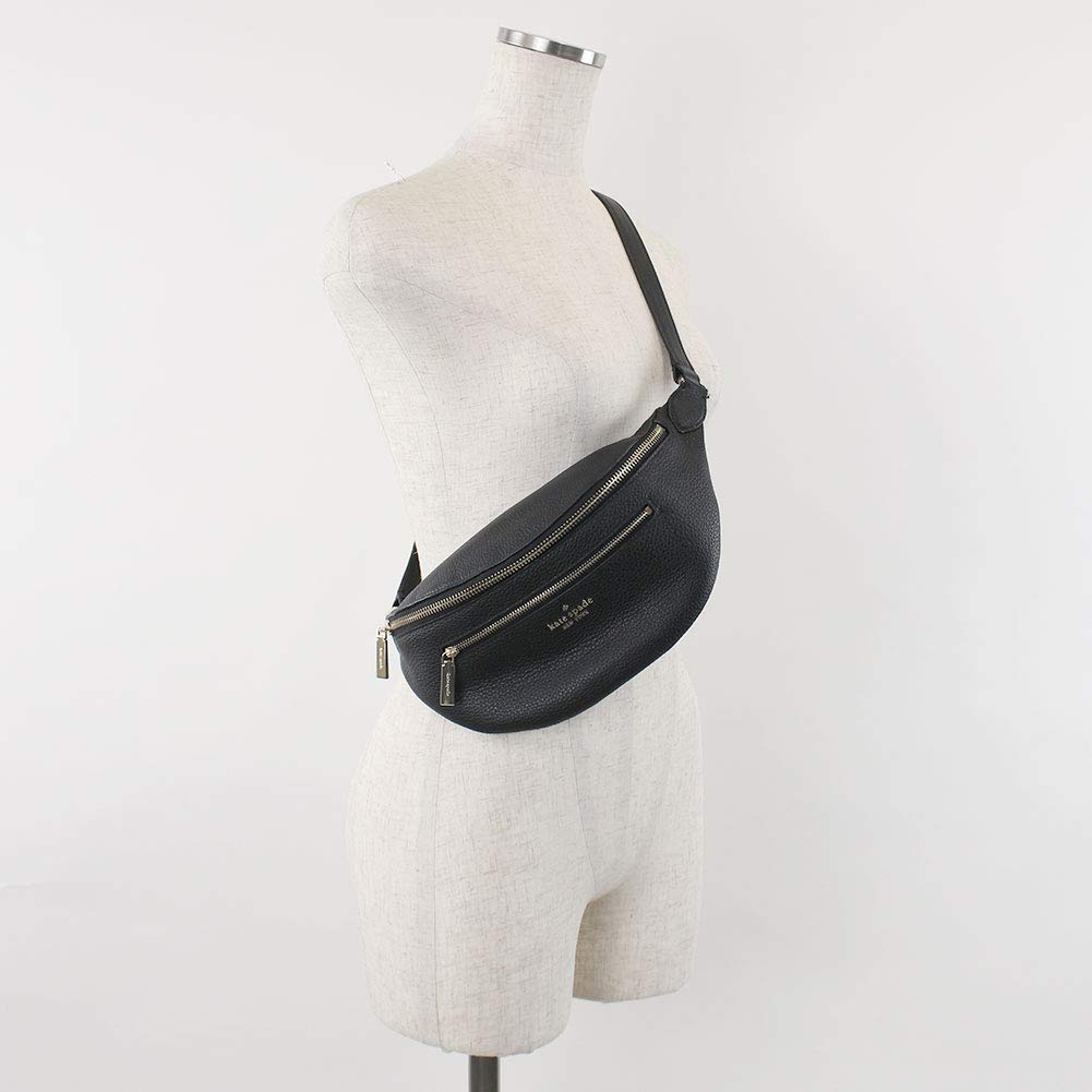 Kate Spade New York Leila Pebble Leather Belt Bag (black)