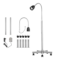 3W LED Examination Lamp Mobile Type Floor Standing Surgical Lamp JD1500 Flexible Gooseneck Exam Light