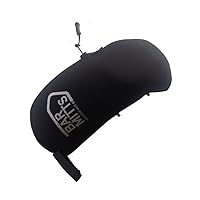 Winter Bot Neoprene Bicycle Water Bottle Cover/Enclosure with Water Bottle Cage & Accessories, Black
