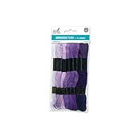 Needlecrafters Cotton Embroidery Floss, 8m, Purples