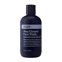 Grooming Lounge Mug Cleanser, Everyday Facial Cleanser For Men, Natural Face Wash, Sensitive Skin. Face Cleanser for a Hydrating, Deep Clean, 8 oz.