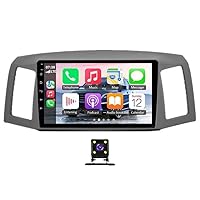 Android 13.0 Double Din Car Stereo for Jeep Grand Cherokee 2004-2007 10 Inch HD Touch Screen Car Audio Multimedia Receiver with CarPlay Android Auto GPS Radio Navigation Bluetooth Camera, 2+32G