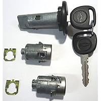Select Chevrolet GM OEM Ignition/Doors Lock Key Cylinder Set With Keys To Match
