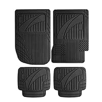 Husky Liners Uni-Fit | Universal Automotive Floor Mats | All Weather Protection for Cars, Trucks, Vans, SUV's | Easy Trim-to-Fit, Black, 4 pcs. - 51509