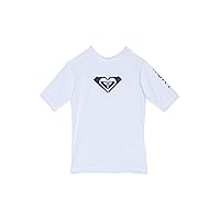 Roxy Girls' Whole Hearted Short Sleeve Rashguard