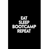 Visitor Register - Eat Sleep BOOTCAMP Repeat Meme: Visitor Register Book for Business, Visitor Book For Signing In and Out, 6” x 9” Large (Visitor's sign in record book Series),Business