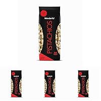 Wonderful Pistachios In Shell, Sweet Chili, 14 Ounce Bag, Protein Snack, On-the Go Snack (Pack of 4)