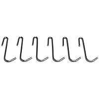 Enclume Essentials Pot Hook, Set of 6, Use with Pot Racks, Stainless Steel