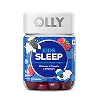 OLLY Kids Sleep Gummy, Melatonin, L-Theanine, Chamomile, 60 & 50 Count
