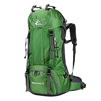 Hiking Backpack, 60L Camping Backpack, High -Performance Outdoor Sports Travel Backpack with Rain Cover