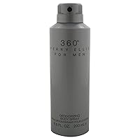 Perry Ellis 360 Deodorizing Body Spray For Men, 6.8 Ounce