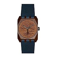 Mistura Volkano Handmade Watches.Assorted Styles (Navy Timber Tree)