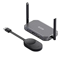 Hagibis Wireless HDMI Transmitter and Receiver, Wireless HDMI Extender Kits & Wireless Display Dongle, Plug and Play HDMI Adapter for TV, Camera, Streaming, Laptops, PC, Media, PS4/5