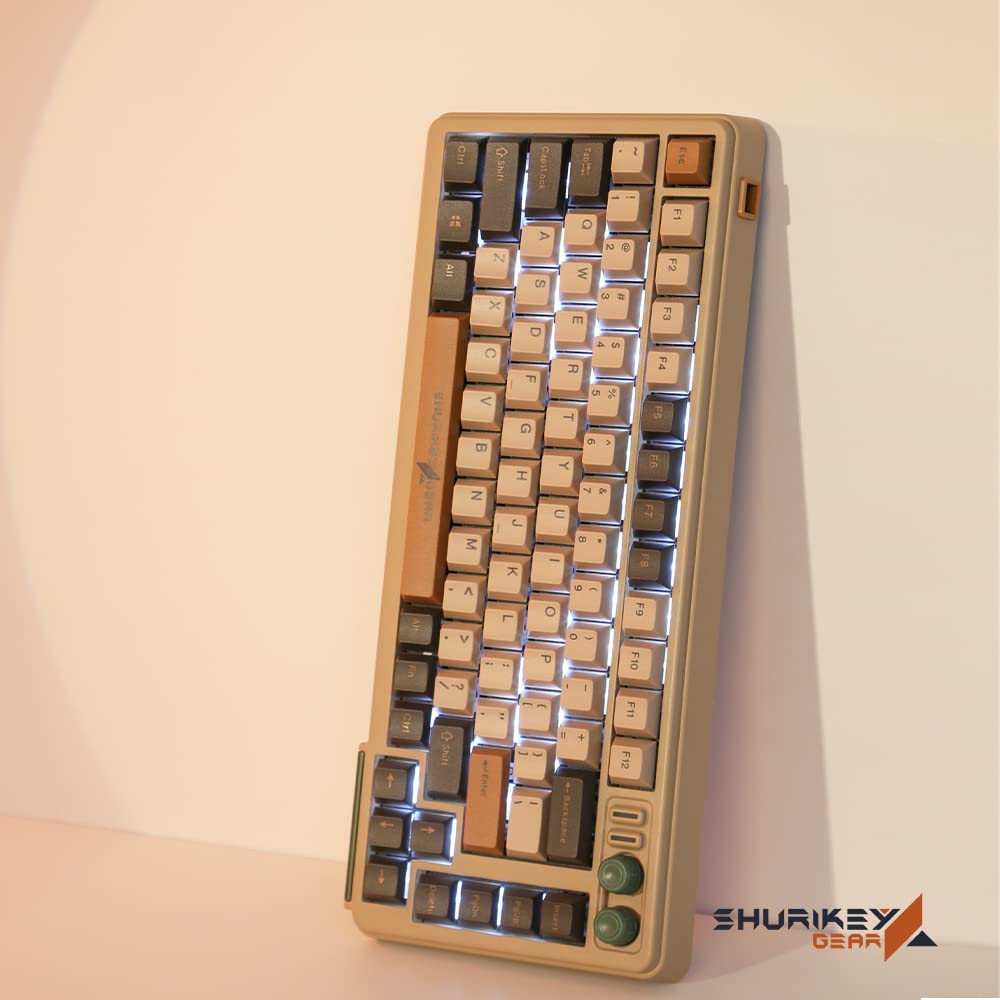 Mua Shurikey 75% Gaming Keyboard Wireless Wired Compact 80% Retro  Mechanical Keyboard with ABS Double Shot keycaps - Saizo 002 (Varmilo EC V2  Moxa Switch) trên Amazon Mỹ chính hãng 2022 | Giaonhan247