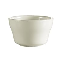 CAC China REC-4 Rolled Edge 4-Inch Stoneware Bouillon, 7.25-Ounce, American White, Box of 36