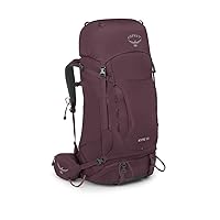 Osprey Kyte 58L Women's Backpacking Backpack with Hipbelt, Elderberry Purple, WM/L