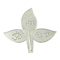 Aashita Creations Pure Silver Bel patra/Bilva Leaves for Puja || Weight: 1gms, Purity: 97-99%. || Bel Patta