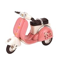 Mini Motorcycle OB11 car Small Sheep Bike BJD Special Taking Pictures Toy car Doll Accessories (242-pink)
