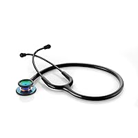 ADC - 603IST Adscope 603 Premium Stainless Steel Clinician Stethoscope with Tunable AFD Technology, Iridescent Tactical