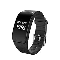 BAILAI Monitor Exercise Heart Rate, Waterproof Men and Women Adult Thin Step Positioning Watch (Color : C)