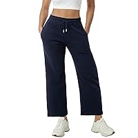 GIVON Women's Cozy Thick Cotton-Blend Sweatpants Relaxed Fit Lounge Pants