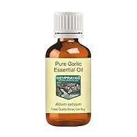 Pure Garlic Essential Oil (Allium sativum) Steam Distilled 30ml (1 oz)