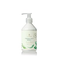 Thymes Fresh-Cut Basil Moisturizing Hand Lotion - Hand Moisturizer with Shea Butter & Aloe Vera for Beauty and Personal Care - Hand Lotion for Dry Skin - Hand Lotion for Women & Men (9.0 fl oz)