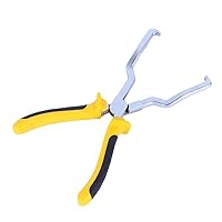 Fuel Line Clip Plier Disconnect Removal Tool Car Hose Clamp Plier Angled Clip Plier Tube Bundle Removal Repair Tool Removal Tool Camera For Kids Carpet Auto Trim Electric Baseboard Replacement