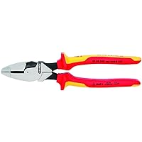 Knipex 09 08 240 SBA 9.5-Inch Insulated Ultra-High Leverage Lineman's Pliers