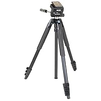 SLIK Video Sprint III Travel Tripod w/Sprint Video Head for Mirrorless/DSLR Sony Nikon Canon Fuji Cameras and More - Black (617-521)
