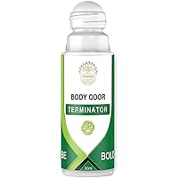 Be Bold Body Odor Eliminator Roll On Aluminum Free Under Arm Deodorant For Men, Women, Unisex Terminator Works At Source Odor