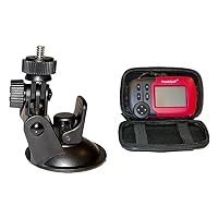 Hawkeye FishTrax Fish Finder Mount and Carrying Case Bundle