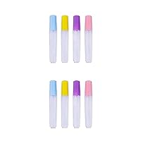 4pcs Clear Embroidery Felting Sewing Container Pin Needle Storage Tubes Bottle Holder Needle Storage Tubes