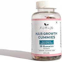 Global Vegan Hair Growth Gummies - Boosts Collagen for Gorgeous Hair, Skin, and Nails (165g)